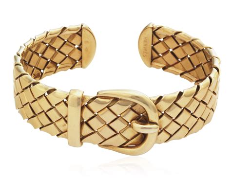 hermes cuff gold